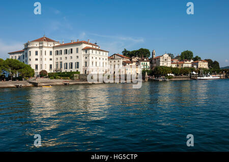 Königspalast, Isola Bella, Borromäischen Inseln, Lago Maggiore, Piemont, italienische Seen, Italien Stockfoto