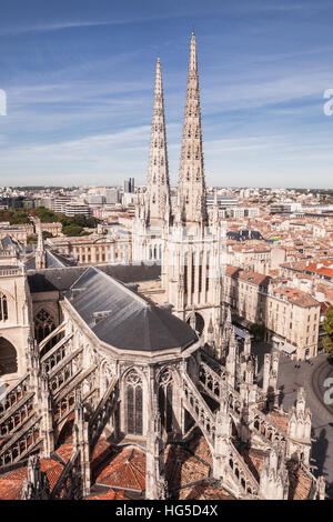 Cathedrale Saint-Andre de Bordeaux, Bordeaux, Gironde, Aquitanien, Frankreich Stockfoto