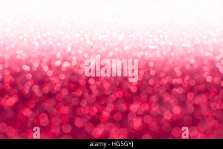 Rot, rosa Glitzer. Rot Glanz. Glitter-Hintergrund. Urlaub unscharf Hintergrund. Stockfoto
