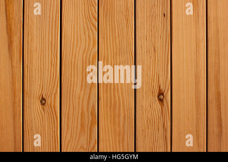 Hellen Braun Holz Hintergrund. Vertikale Zaun Stockfoto