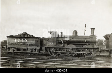 Ehemalige Solway Junction und Caledonian Railway 0-6-0 als LMS 17101 Stockfoto