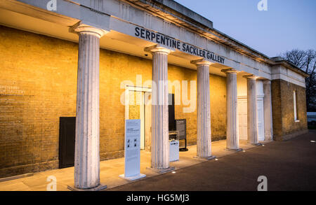 Die Serpentine Sackler Gallery Hyde Park London UK Stockfoto