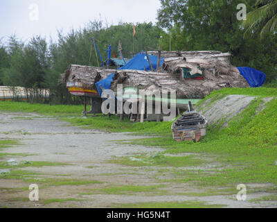 Am Strand, Fort St. Angelo, Kannur, Kerala, Indien Stockfoto