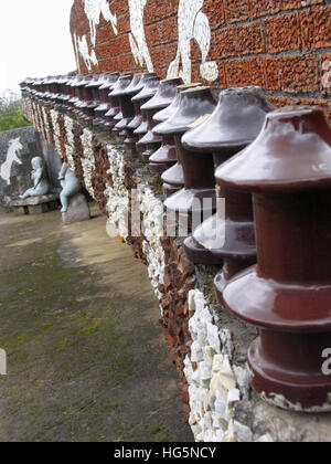 Steingarten, Malampuzha, Kerala, Indien Stockfoto