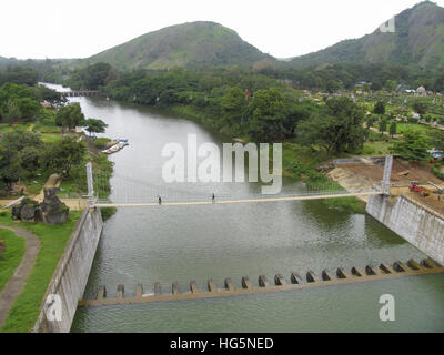 Malampuzha Brücke und Garten, Kerala, Indien Stockfoto