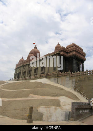 Vivekananda Rock Memorial, Kanyakumari, Tamil Nadu, Indien Stockfoto