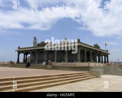 Vivekananda Rock Memorial, Kanyakumari, Sri Padaparai, Tamil Nadu, Indien Stockfoto