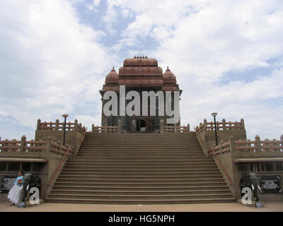 Vivekananda Rock Memorial, Kanyakumari, Tamil Nadu, Indien Stockfoto