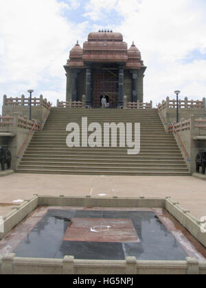 Vivekananda Rock Memorial, Kanyakumari, Tamil Nadu, Indien Stockfoto