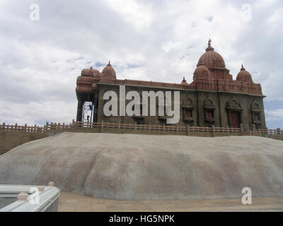 Vivekananda Rock Memorial, Kanyakumari, Tamil Nadu, Indien Stockfoto