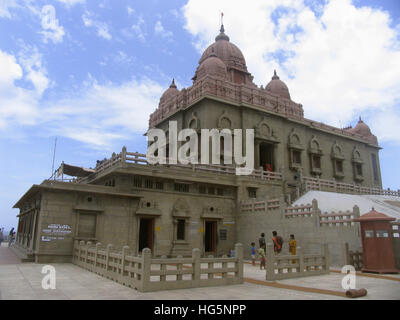 Vivekananda Rock Memorial, Kanyakumari, Tamil Nadu, Indien Stockfoto