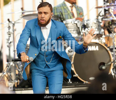 Jidenna erklingt in 2016 MTV Woodie awards auf dem SXSW am 16. März 2016 in Austin, Texas. Stockfoto