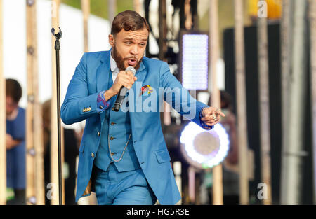 Jidenna erklingt in 2016 MTV Woodie awards auf dem SXSW am 16. März 2016 in Austin, Texas. Stockfoto