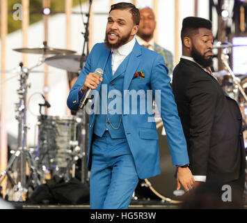 Jidenna erklingt in 2016 MTV Woodie awards auf dem SXSW am 16. März 2016 in Austin, Texas. Stockfoto