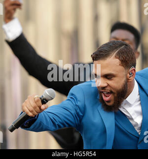 Jidenna erklingt in 2016 MTV Woodie awards auf dem SXSW am 16. März 2016 in Austin, Texas. Stockfoto