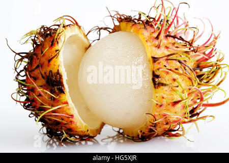 Rambutan (Nephelium Lappaceum) Stockfoto