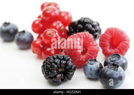 Mischung aus Beeren Stockfoto