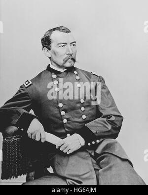 Vintage American Civil War Foto der Union Army General Philip Sheridan. Stockfoto