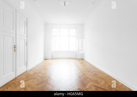 frischer renovierte leerer Raum - altes Gebäude Stockfoto