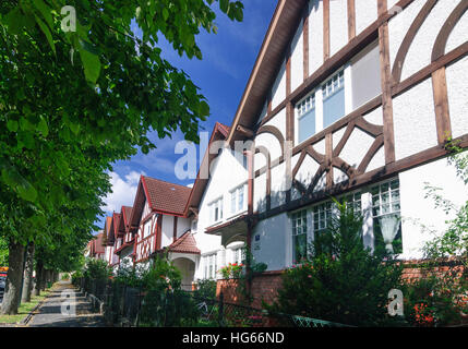 Berndorf: Villen in der Kruppstraße, Wienerwald, Wienerwald, Niederösterreich, Niederösterreich, Österreich Stockfoto