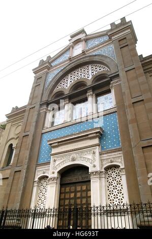 Tag der offenen Tür in den italienischen Synagogen, Mailand zentrale Synagoge in Guastalla Straße Stockfoto