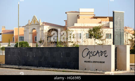 Lagos, Portugal. 4. Januar 2017. Die Cascade Wellness & Lifestyle Resort, Team-Hotel der deutschen Bundesliga-Fußballverein RB Leipzig in Lagos, Portugal, 4. Januar 2017. Das Team bereitet sich auf die zweite Hälfte der Saison während eines Trainingslagers, die bis 12. Januar 2017 läuft. Foto: Jan Woitas/Dpa-Zentralbild/Dpa/Alamy Live News Stockfoto