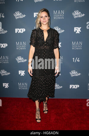 Westwood, Kalifornien, USA. 3. Januar 2017. Jill Latiano, ist bei Premiere von FXX "Es ist Always Sunny In Philadelphia" 12 und "Mann sucht Frau" Jahreszeit 3, bei The Fox Bruin Theater In Kalifornien am 3. Januar 2017. © Faye lernen/Medien Punch/Alamy Live-Nachrichten Stockfoto