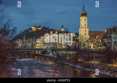 Sehenswürdigkeiten von Graz erkunden Sie die Altstadt, ein UNESECO Weltkulturerbe, Must-See Sehenswürdigkeiten Stockfoto