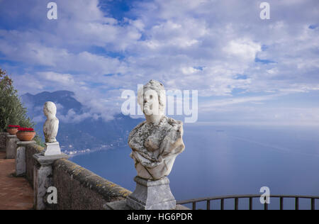 Almafi Küstenstadt von Ravello, Italien Stockfoto