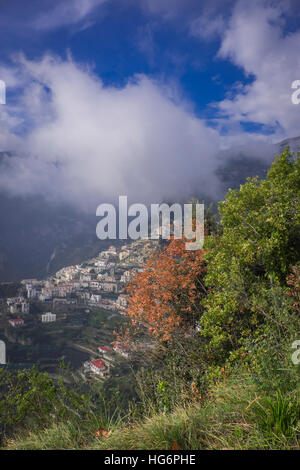 Almafi Küstenstadt von Ravello, Italien Stockfoto