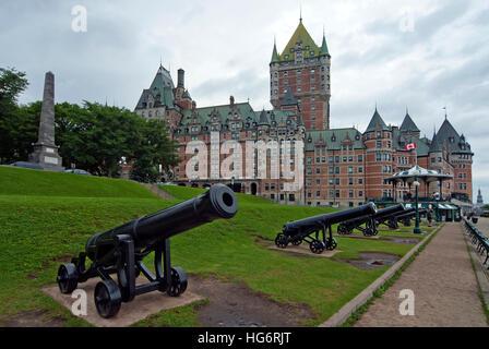 Quebec City, Chateau Frontenac, Kanada Stockfoto