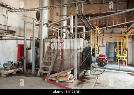 alten Produktionsmaschine. Manufaktur. Stockfoto