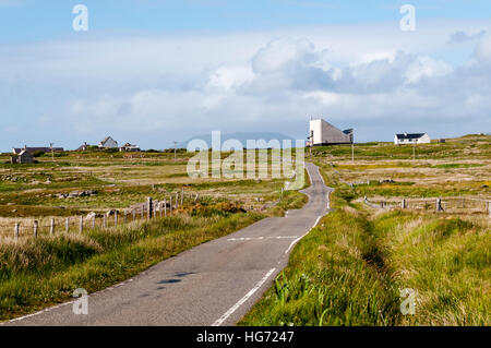 Die modernistischen Frauenkirche der Schmerzen bei Garrynamonie auf South Uist in den äußeren Hebriden. Stockfoto