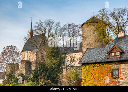 Burg in Sternberk, Mähren, Tschechien Stockfoto