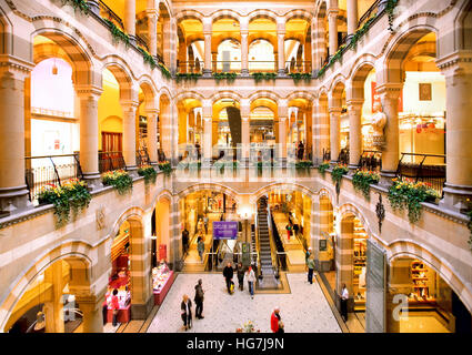 Magna Plaza Shopping Centre, Amsterdam Stockfoto