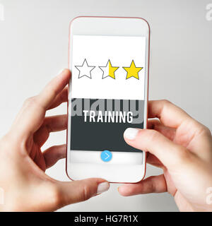 Leistungsfaehigen Lernkonzept Erfolg Training Stockfoto