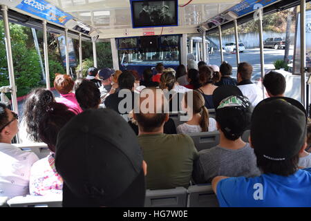 Universal Studios-Tour-Bus. Stockfoto