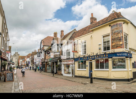 Altstadt von Canterbury in Kent, Südostengland Stockfoto