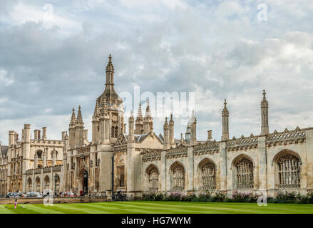 King's College Gate House in der Universitätsstadt Cambridge, England Stockfoto