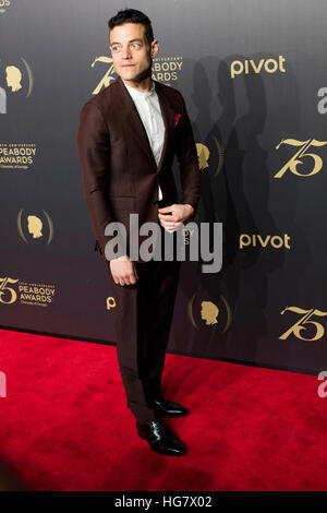 Rami Malek kommt bei den 75. Peabody Awards am 21. Mai 2016 in New York City. Stockfoto