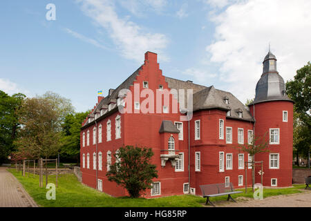 Deutschland, NRW, Städteregion Aachen, Alsdorf, Burg Alsdorf Stockfoto