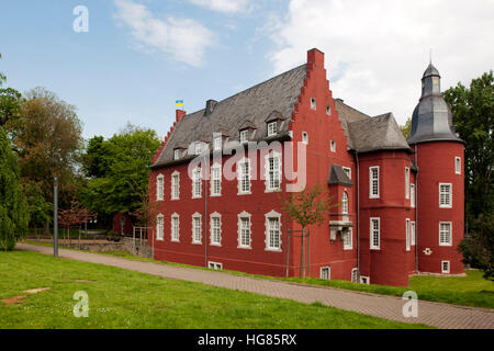 Deutschland, NRW, Städteregion Aachen, Alsdorf, Burg Alsdorf Stockfoto