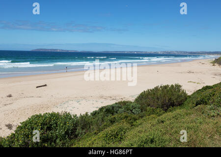 Der Strand, Plettenberg Bay, die Garden Route, Eastern Cape, Südafrika Stockfoto