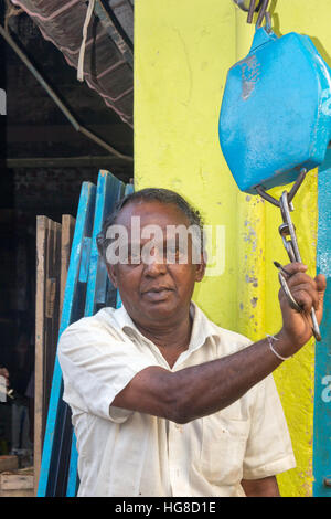 Debitoren und Kreditoren auf Manning zu vermarkten, Pettah-Viertel, Colombo, Sri Lanka Stockfoto