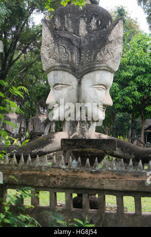 die Sala Kaew Ku Sculpture Park in der Nähe der Stadt Nong Khai im Isan in Nord-Ost-Thailand an der Grenze zu Laos Stockfoto