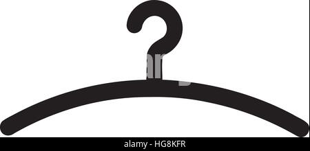 Kleiderbügel-Symbol Stock Vektor