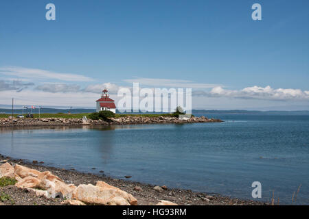 Gilberts Cove Leuchtturm, Digby, Grafschaft von Digby Nova Scotia, Kanada. Es ist an der St Mary's Bay, Digby Neck Stockfoto