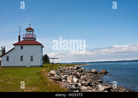 Gilberts Cove Leuchtturm, Digby, Grafschaft von Digby Nova Scotia, Kanada. Es ist an der St. Marys Bay gegenüber Digby Neck Stockfoto