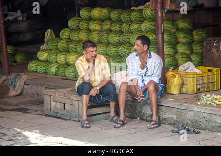 Crawford Markt, Mumbai, Indien Stockfoto