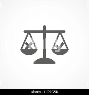 Ethik-Symbol Stock Vektor